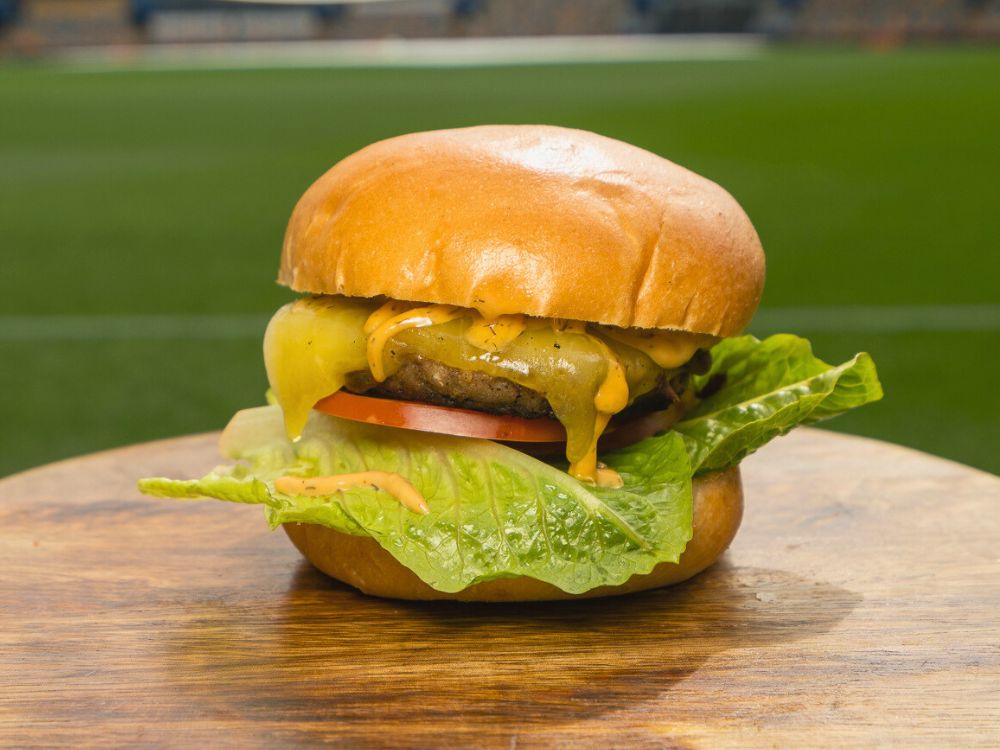 Beef Burger at The Gabba
